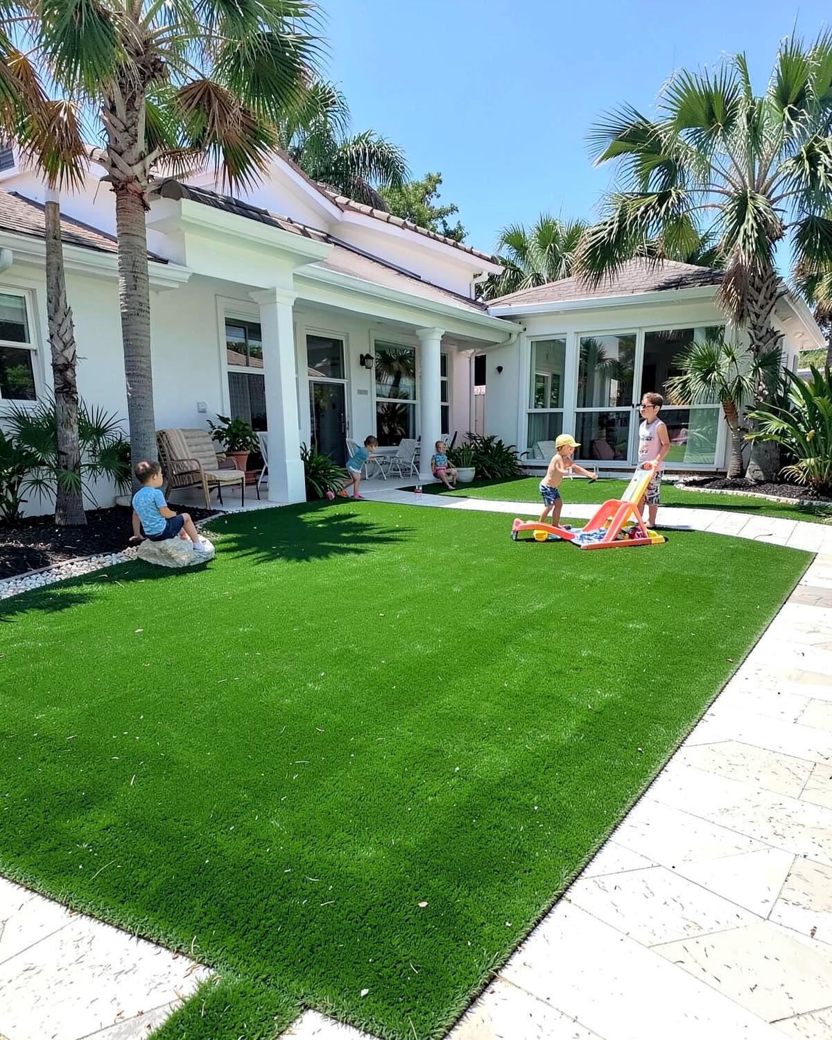 Synthetic Lawns artificial turf project in Florida